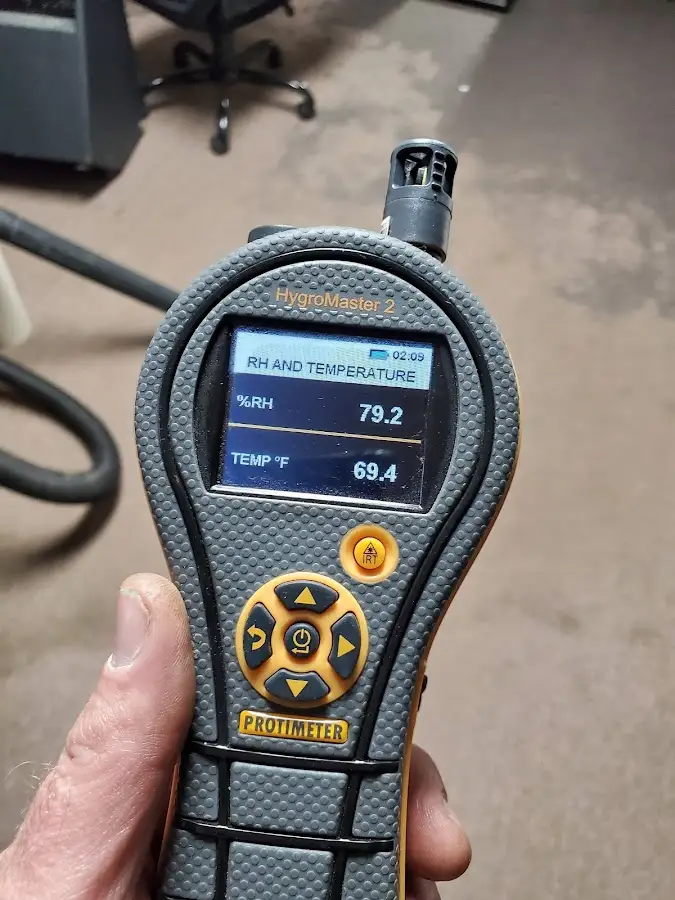 Moisture meter humidity assessment for Mold Remediation & Removal in Columbus